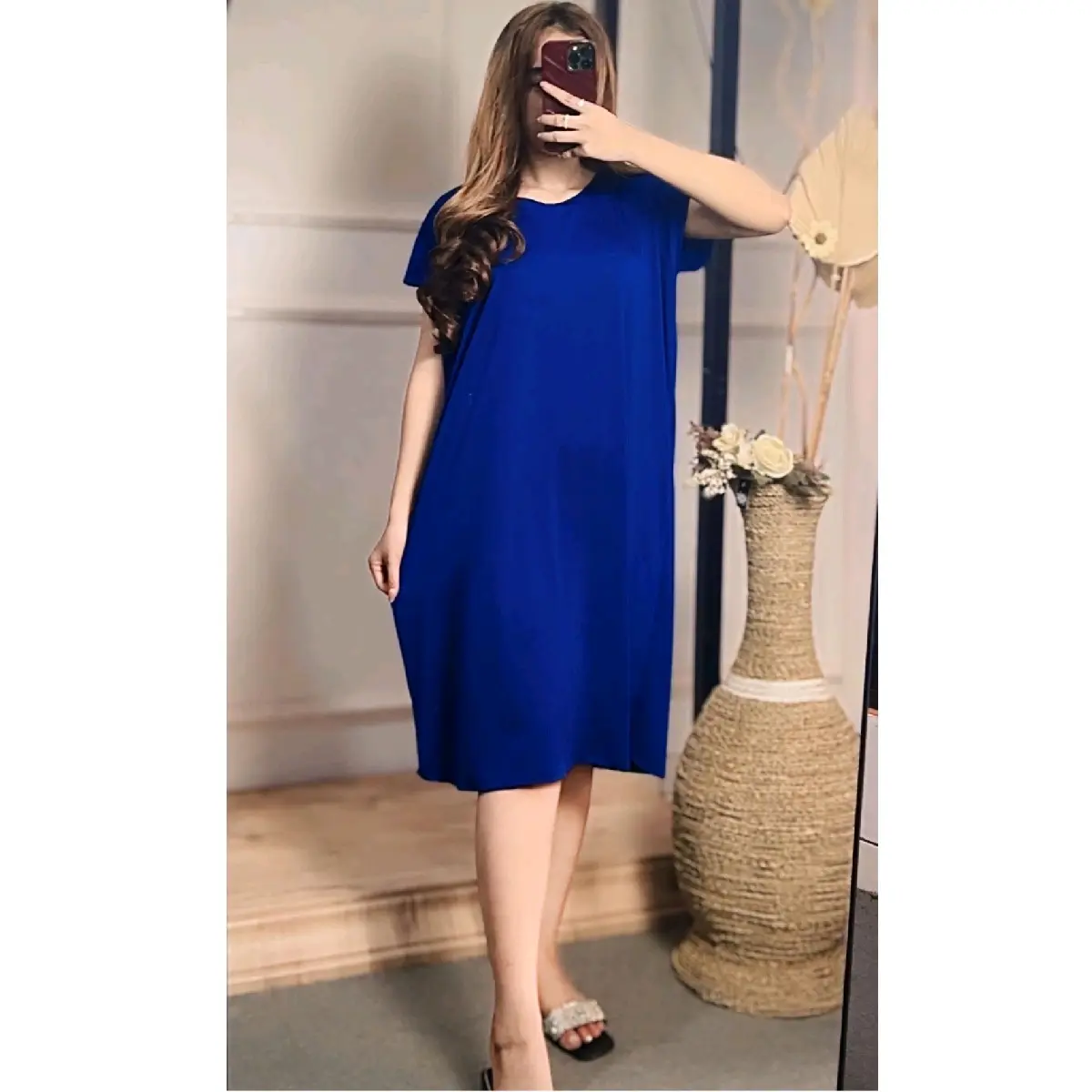 ￼DASTER MIDI SPANDEK MURAH/DASTER MANSET SWING DRESS