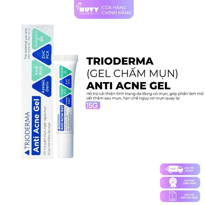 Gel chấm mụn Trioderma Anti Acne Gel 15g