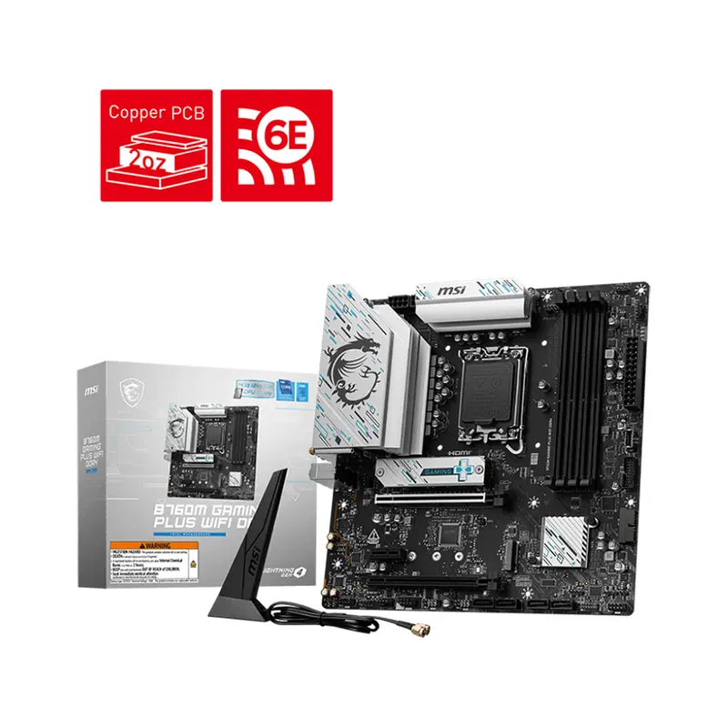 Mainboard MSI B760M GAMING PLUS WIFI DDR4 ( Intel B760, Socket LGA 1700, DDR4 128GB, Micro-ATX) - HÀNG CHÍNH HÃNG BẢO HÀNH 3 NĂM. | BigBuy360 - bigbuy360.vn Mainboard MSI B760M GAMING PLUS WIFI DDR4 ( Intel B760, Socket LGA 1700, DDR4 128GB, Micro-ATX) - HÀNG CHÍNH HÃNG BẢO HÀNH 3 NĂM. | BigBuy360 - bigbuy360.vn
