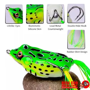 Umpan Tiruan Kodok Umpan Pancing Udang Kecil Casting kodok Umpan katak murah umpan Pancing Silikon Bentuk Kodok 1 Buah 5G 8.5G 13G 17.5G Umpan Katak Umpan Tabung Lunak Umpan Pancing Plastik dengan Kait Pancing Cahaya Atas Air Katak Buatan Mata 3D