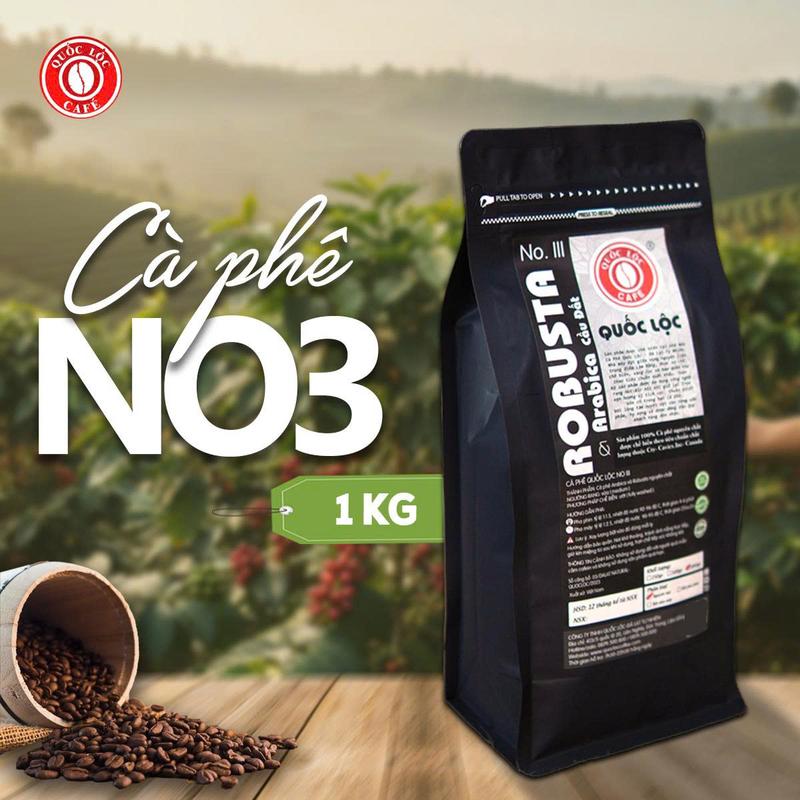 Cà phê rang mộc No3 - Gói 1000gr Coffee Cafe