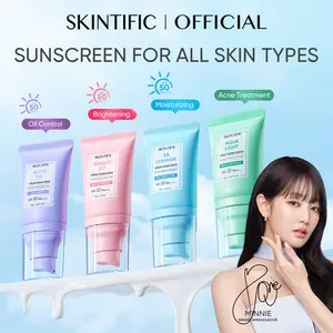 SKINTIFIC Sunscreen  Aqua Light / 5X Ceramide Serum / Matte Fit / Bright Fit / Light Serum | Sunscreen Wajah Pria Wanita Oil Control Hydrating Brightening Anti-Aging Tabir Surya Ringan Tidak Berminyak Cepat Meresap Waterproof Facial