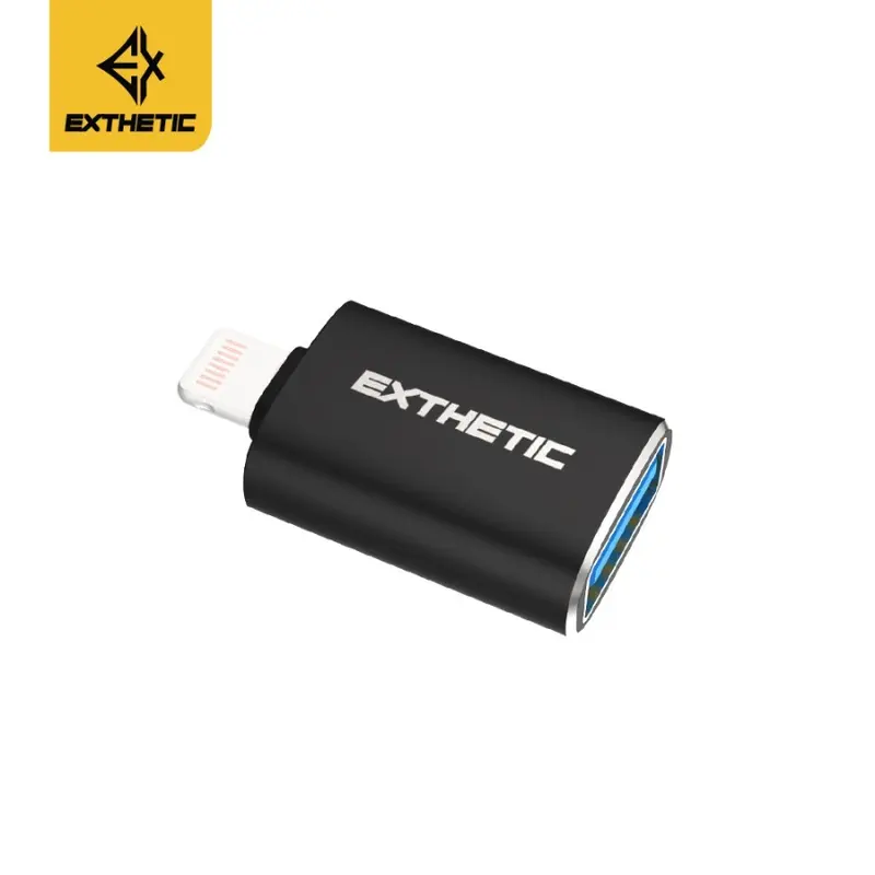 Exthetic Adapter Converter OTG USB A 3.0 to Lightning Iphone Ipad Mac Data dan Charge - EC06 3