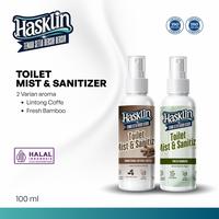 Gambar Hasklin Toilet Mist & Sanitizer -  100 ml / Wangi Kopi Lintong dan Fresh Bamboo dari Hasgara Chemicals Kota Bekasi 1 Tokopedia