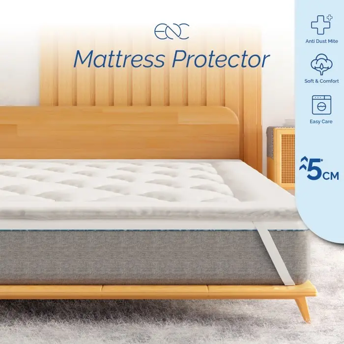 Hot Sale- Matras Protector silikon TEBAL 120x200 180x200 pelindung kasur topper