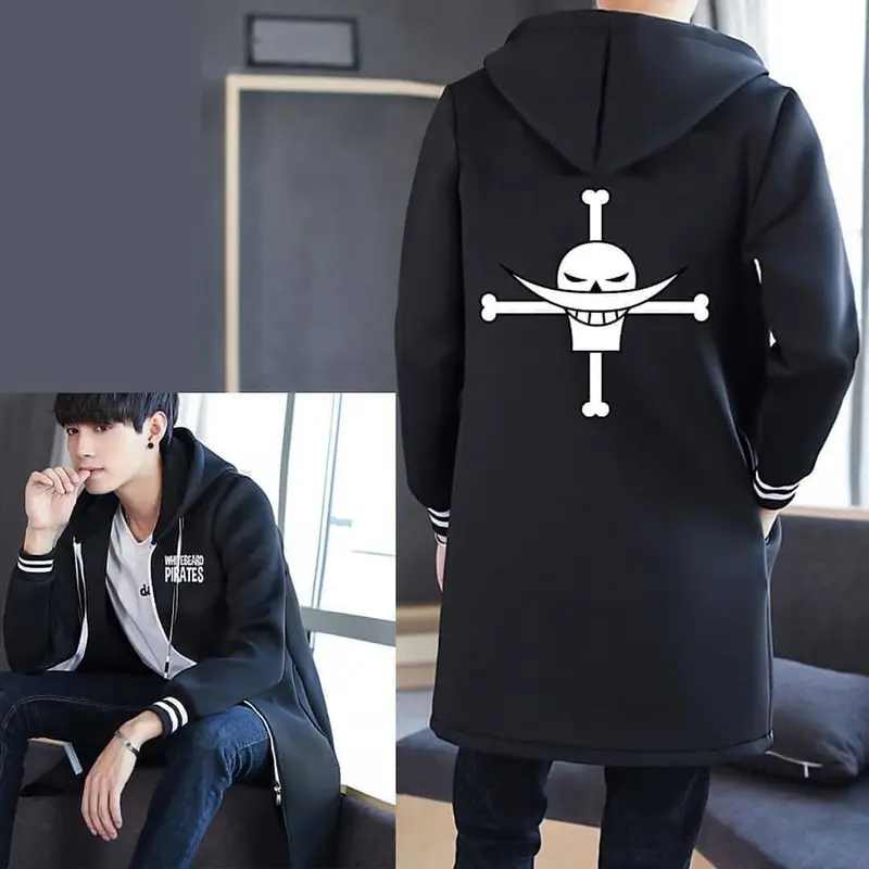 Jaket Anime Jubah New One Piece whitebread Cosplay Anime 0
