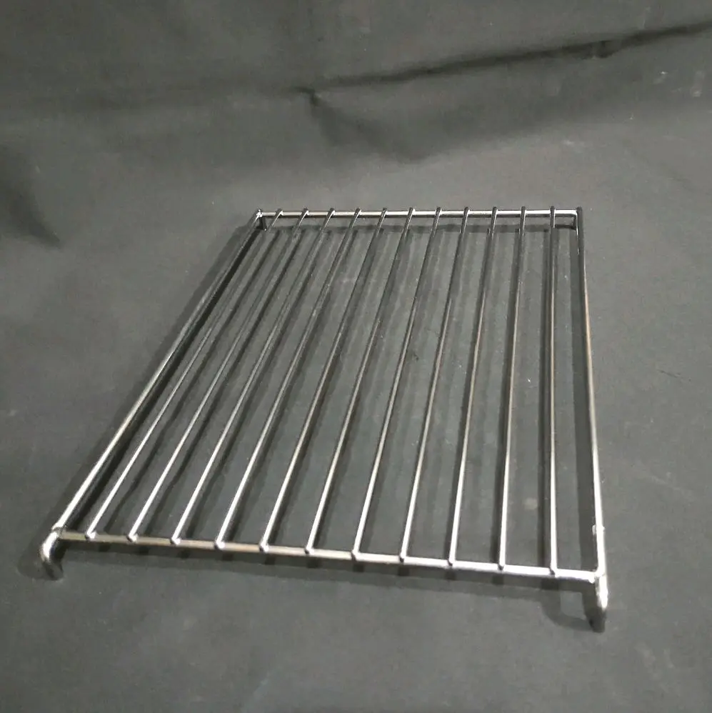 Grill Besi Stainless Jaring Panggangan Sosis 2 Tungku Ukuran Panjang 30 Cm Lebar 25 Cm untuk Masak Sosis dan Makanan Kitchenware