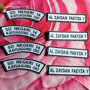 Wills Embroidery | Bordir | Papan Nama / Bet Nama / Patch / Emblem Seragam Sekolah