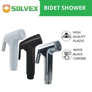 SOLVEX Kepala Jet Shower Toilet Closet Kloset Cebok Bidet Putih B1014 Plastik Sprayer