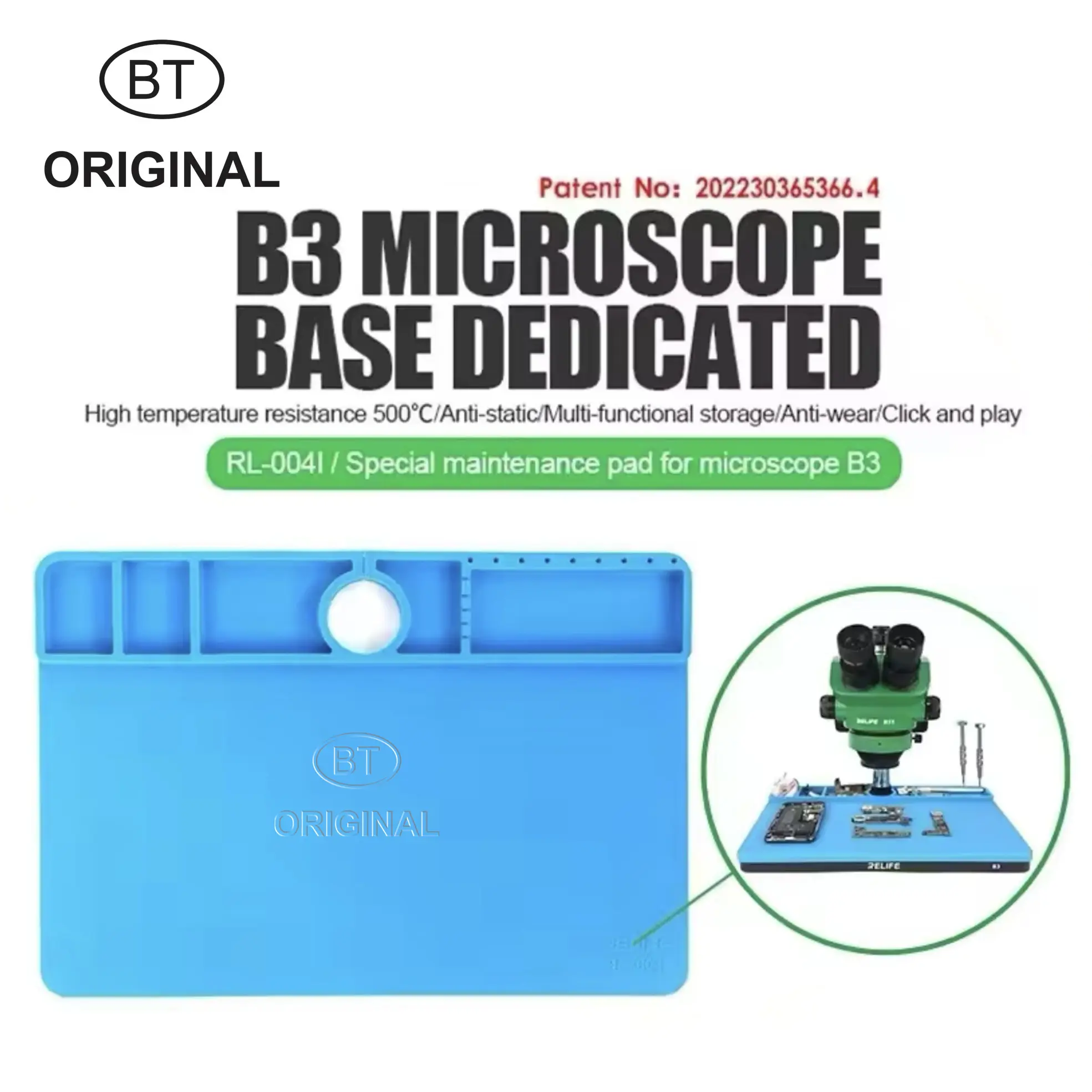 ALAS SERVICE MIKROSKOP - SERVICE PAD FOR MICROSCOPE RELIFE RL-004i B3 ORIGINAL