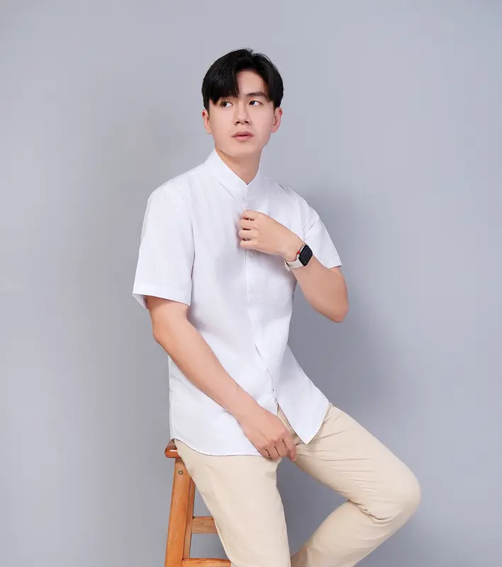 Koko Pria Lengan Pendek Polos Simple Perfect Bahan Katun Best Seller Premium 0