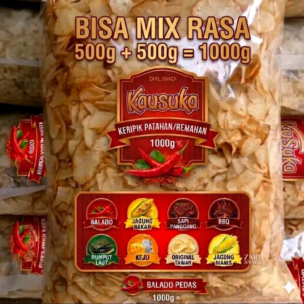 KERIPIK PATAHAN SUKAKU 500grm/1000grm