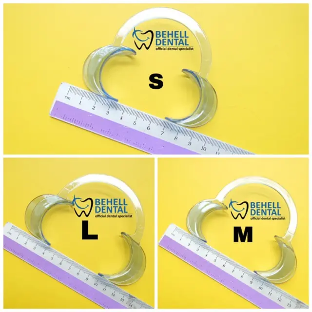 ORI ALAT PEMBUKA MULUT BENTUK C INTRAORAL BIRU CHEEK RETRACTOR PENYANGGA RAHANG GIGI BEHEL MOUTH GAG // Bisa Untuk Anak Dewasa // Elastis Size M L S // Mouth Gate // Mouthgate Original Gusi Cairan 1