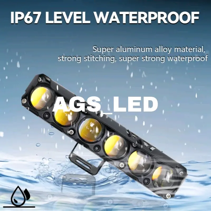 LAMPU SOROT SQL 6 LED PRO SUPER TERANG LASER LED CAHAYA KUNING PUTIH/LAMPU SOROT MOTOR DAN MOBIL SQL 6 LED PRO 4