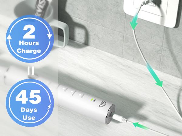 Product Introduction of JTF Sonic Electric Toothbrush for Adults - Rechargeable Electric Toothbrushes with 6 Brush Heads, 3 Hours Charge for 120 Days braces  electric 2