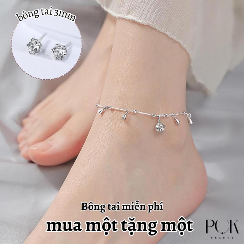 【Mua một tặng một Lắc Chân Cho Nữ, Mặt Dây Chuyền Chuông Đơn Giản, Mỏng Và Tinh Tế, Được Làm Bằng Thép Titan Không Gỉ, Không Phai Màu, Phụ Kiện Chân Thời Trang Tinh Tế, Một Mảnh
