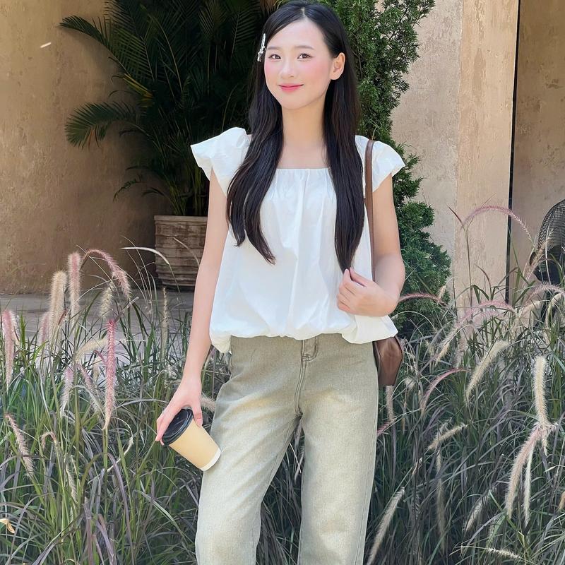 Áo kiểu cổ rộng dáng bồng Miho House | BigBuy360 - bigbuy360.vn