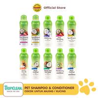 Gambar Tropiclean Pet Shampoo Conditioner | Shampo Grooming Anjing Kucing - Berry & Coconut Deep Cleaning (Cat) dari Octagon Pet Indonesia Kota Surabaya 1 Tokopedia