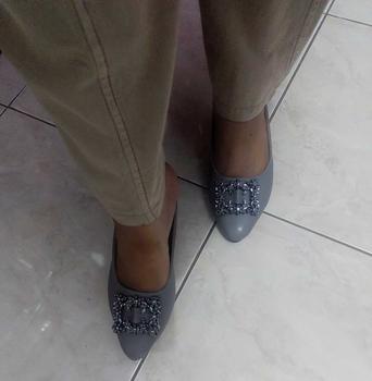 Product Review of HMF Yuiko High Heels Mules Wanita 7 cm AR08 from v**❤ 2