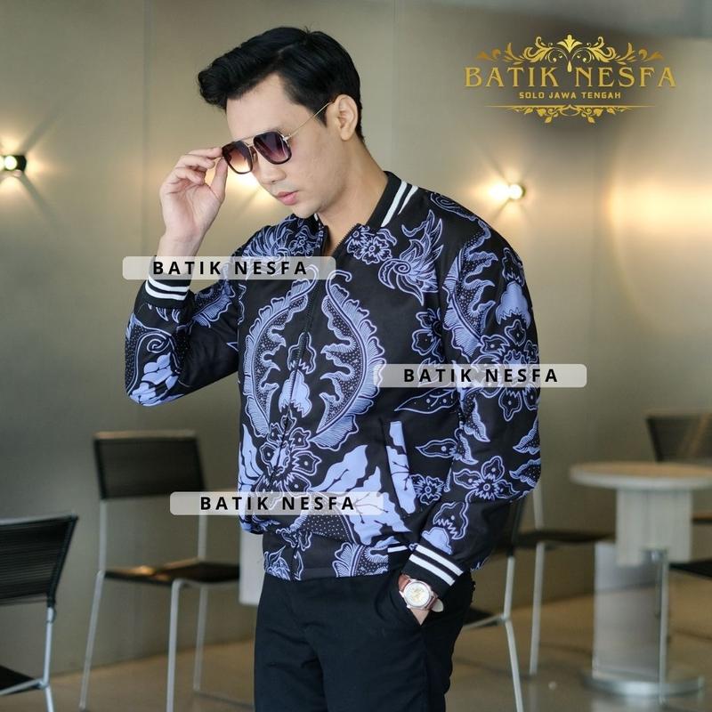 Product Introduction of Jaket batik bomber pria mahkota murah berkualitas 10