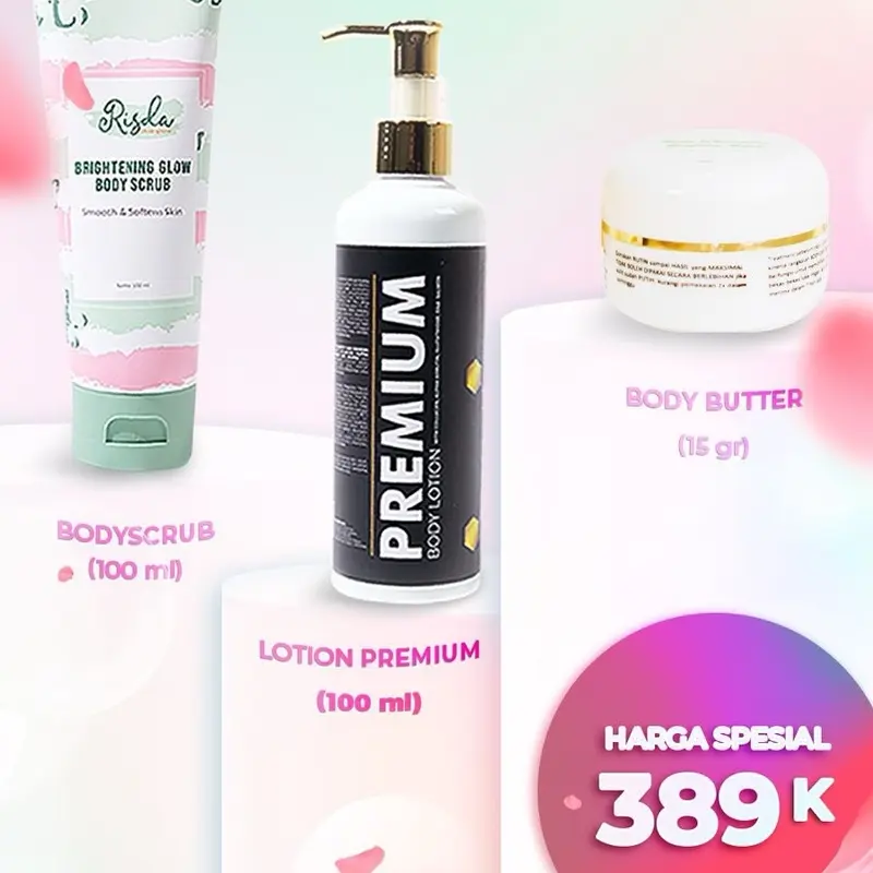PAHE (PAKET HEMAT) Lotion Premium & Butter Risdaskin/RSD Perawatan 6