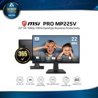 Gambar Monitor LED MSI PRO MP225V 22" VA | MP225 22" IPS 1080p FHD 100Hz HDMI 1.4 x1 VGA x1 VESA 100x100mm EyesErgo Business and Productivity Monitor Teknologi EyesErgo mendukung kenyamanan dengan mengurangi ketegangan mata dan desain ergonomis - MP225V 22" VA, Tanpa Proteksi 365 dari Abditama Official Kota Administrasi Jakarta Utara 1 Tokopedia