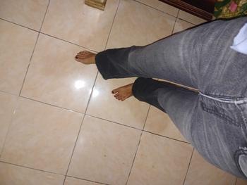 Product Review of ORE - CZ 930 Size 27-34 - Highwaist Strecht Cutbray Jeans Vintage Black Washed Slim-fitting Celana Kaki from f**a 2