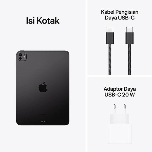 [ EXCLUSIVE WENNY WIJAYA ] Apple iPad Pro 2024 11" inch M4 Chip 256GB Wifi Only Garansi Apple 7