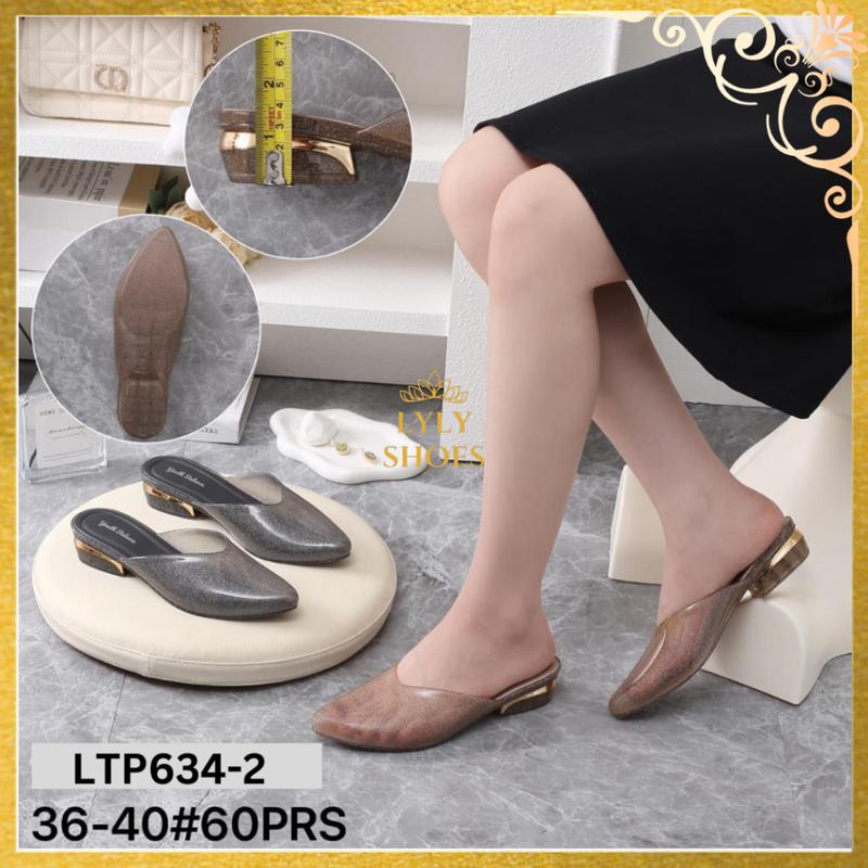 Sandal Slip On Wanita Jelly Youth Balance Strap Transparan LTP634-2 0