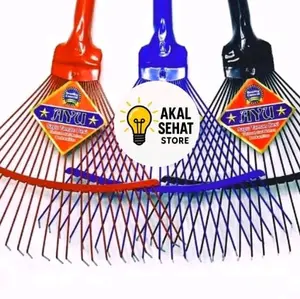 Sapu Taman Besi Garuk tanpa gagang 35cm x 40cm Anti Karat Kokoh 2.3mm Tebal Kawat
