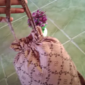 Alfarizimukena | Mukena Traveling Mini Pouch Katun Motif Terbaru 2in1 Resleting Dagu Angell Series Atasan Bawahan Panjang Lembut Tas Pouch  Mukenah  Travel  Dewasa Muslim Wanita Cantik Nyaman