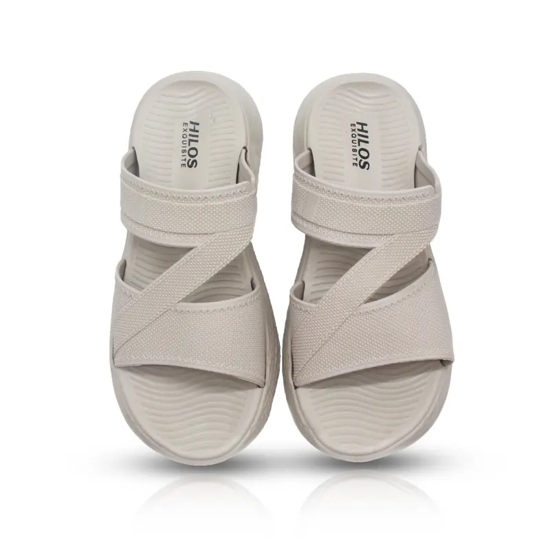 Sandal Selop Wanita Wedges Elegean Kekinian Korean Style Karet Empuk Sendal Shoes Jelly 1