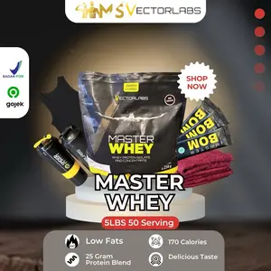 Vectorlabs Master Whey 5lbs 2.25kg Whey Protein Isolate & Concentrate