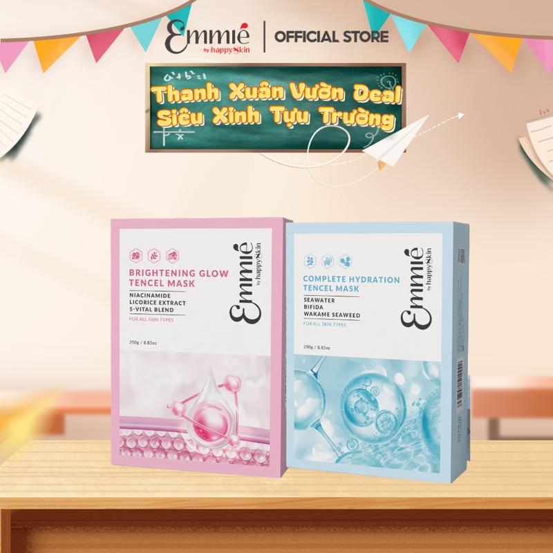 [ Happyskinvn ] [Nâng cấp bản mới] COMBO 10 Mặt nạ vải Sinh học Tencel Mask Emmié by Happyskin (Phiên bản nâng cấp 25g + Có định hình)