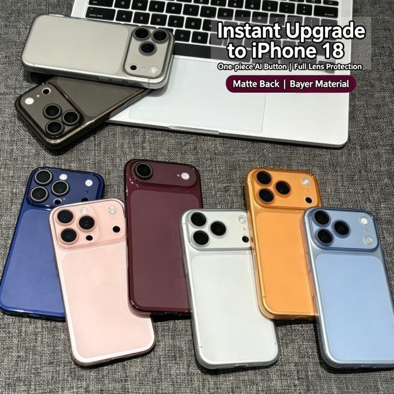 Biến iPhone của bạn thành 18! Ốp lưng siêu mỏng, bề mặt nhám, cửa sổ lớn, bảo vệ toàn diện ống kính cho các mẫu iPhone 18/17/16/11/13/15/14/12 (Pro/Max/Plus/Air).