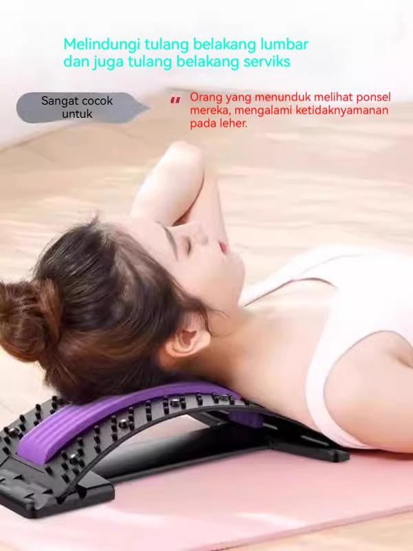 【Bantuan Olahraga】Papan Lumbar, Alat Regangan Lumbar Versi Upgrade | Alat Bantuan Postur Olahraga