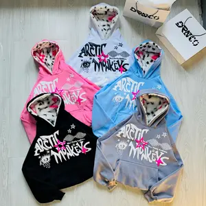 PARTY ANTHEM Hoodie BOXY Sablon Foaming Timbul dan Sherva motip dengan bahan Premium