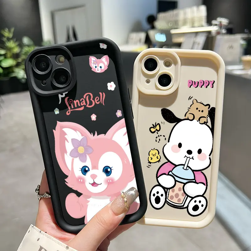 Casing Hp Untuk Infinix Hot 11 Play Hot 10 Play Hot 9 Play Case Casing Kesing Silikon Softcase baru Kasing HP pola rubah dan anjing Cesing 5