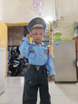 Product Review of SERAGAM PROFESI BAJU TNI ANGKATAN UDARA KOSTUM TENTARA UDARA ANAK from U**💯 1