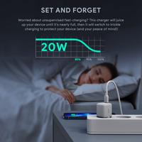 Gambar PHE Paket Hemat AUKEY CHARGER Kepala Charger 1 Port 20W USB Type C Pengecasan Cepat Fast Charging GaN PD 3.0 PA-B1T - Charger dari AUKEY AUTHORIZED STORE JAKARTA Kota Administrasi Jakarta Selatan 4 Tokopedia
