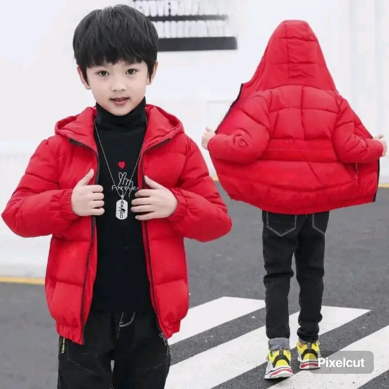 fashion anak jaket puffer gelembung tebal dan hangat minimalis xl 4