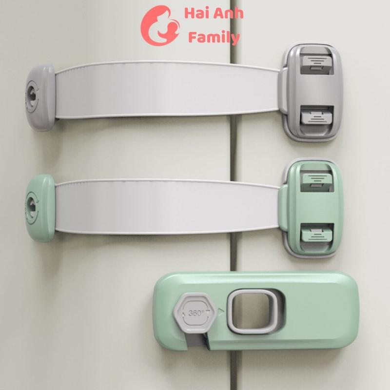  Khoá tủ lạnh khóa tủ đồ cao cấp Looktosee chống kẹt tay an toàn cho bé 