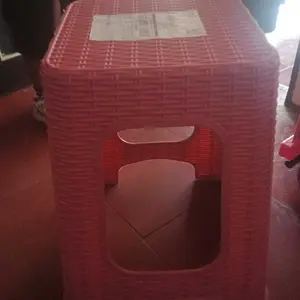 Tabitha Kursi Bakso Plastik Motif Rotan Kursi Baso Kursi Outdoor Furniture