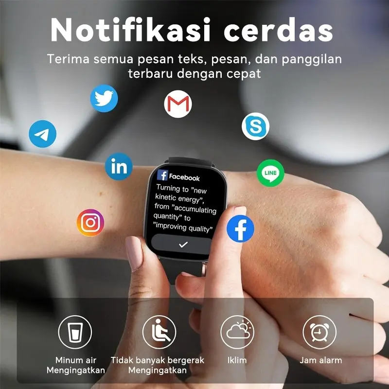 SmartWatch 10 Pro Mini 38mm Pria Wanita Jam AMOLED Pemantauan Detak Jantung Oksigen Darah Pelacak Kebugaran Panggilan Bluetooth Wallpaper Kustom Jam Tangan Pintar Anti Air untuk Pria Olahraga Kompatibel dengan Android & iOS 1