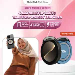 Selfie Screen Mirror Vlog T8D CLICK CLICK 480p HD Screen Mirroring Connection - Layar Monitor Kamera Belakang Wireless MagSafe iPhone Android