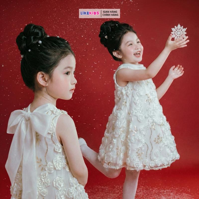 Đầm váy HOA XOẮN cho bé gái LikeKids MH10 L48