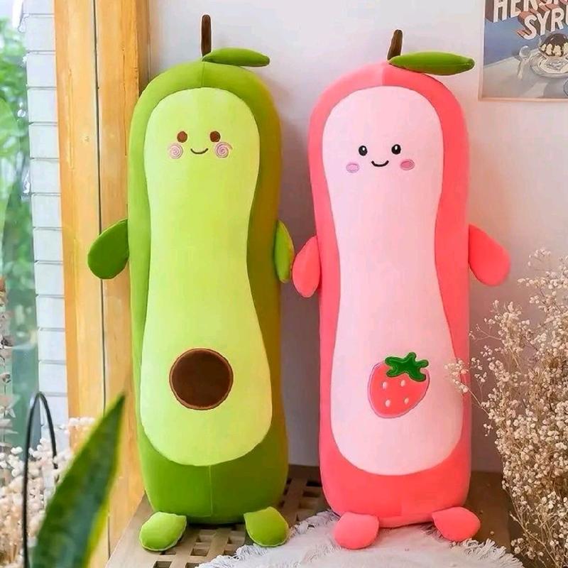 Gấu Bông Quả Bơ.Khổ vải 1m...form mập. Chất liệu vải miniso co giãn 4 chiều. Thú Nhồi Bông Đồ Chơi Toy.có dây khóa kéo gấu bông