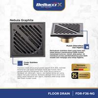 Gambar Bellucci-X Floor Drain FDR-F36 Saringan Got Kamar Mandi Stainless Steel Afur Lantai Anti Bau & Serangga - Brilliant Chrom dari ONASSIS BELLUCCI OFFICIAL Kota Tangerang 5 Tokopedia