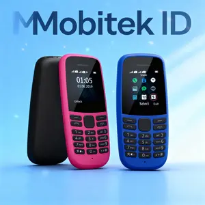 HP 105 2019 Full Set Garansi Dual Sim original