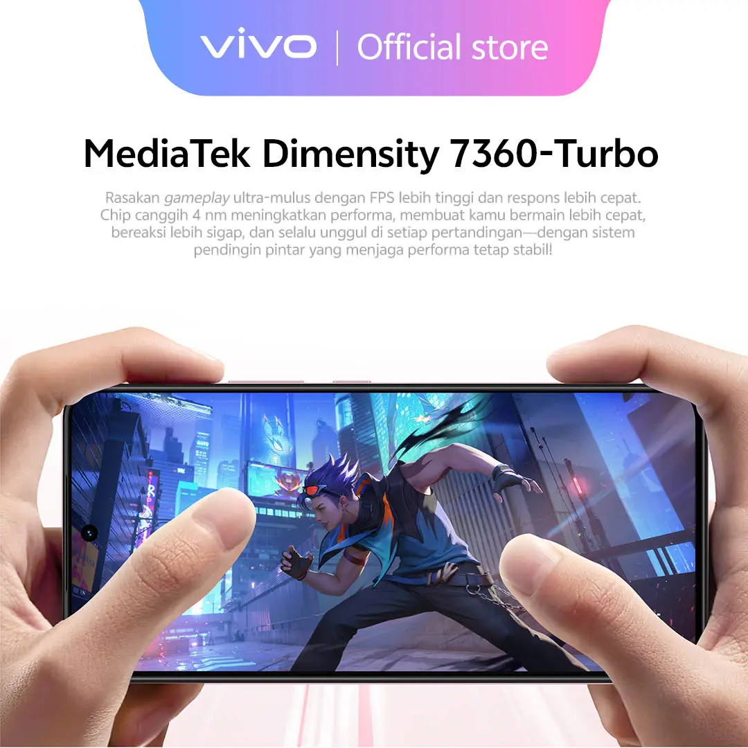[NEW LAUNCH] vivo V60 Lite 5G (12/512) Dimensity 7360-Turbo, 6500 mAh + 90W FlashCharge, 50MP Sony Camera, AI Four-Seasons, SGS 5-Star Drop Resistance